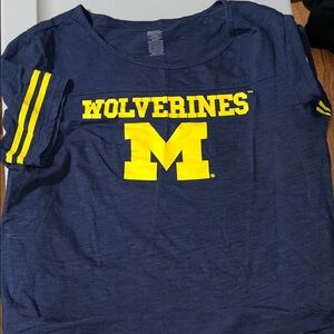 Wolverines Navy Blue T-Shirt